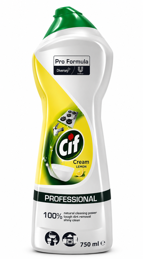 [10929] Cif Creme 750ml Professional Pro Formula Lemon