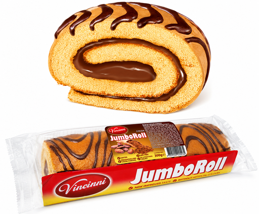 [8756] Jumbo Swiss Roll Kakao Choco 300g