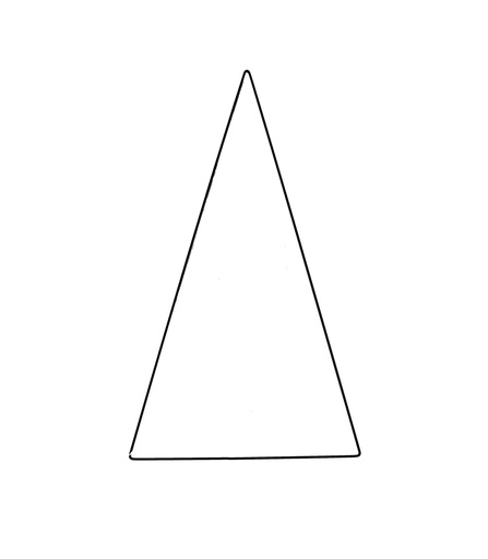 [15900] Dekoration Metall "Baum" schwarz, 30x55cm