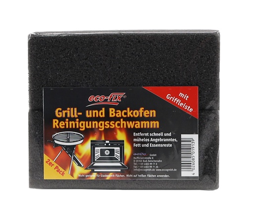 [2626] eco-fix spezial Grill- und Backofen Reinigungsschwamm 2er