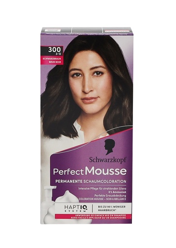 [1400] Schwarzkopf Perfect Mousse 300 Schwarzbraun