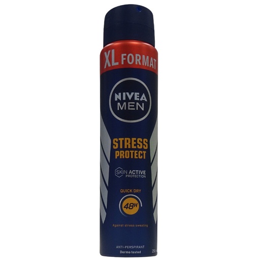 [13193] Nivea deodorant spray XXL 250 ml. Men stress protect