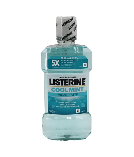 [6355] Listerine Mouthwash 500ml Cool Mint Zero
