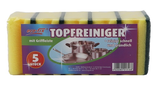 [4045] eco-fix Topfreiniger 5er mit Griffleiste