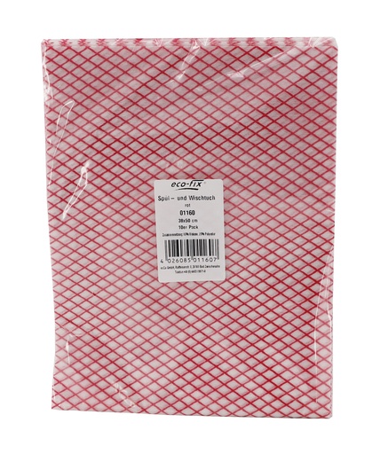 [3492] eco-fix Spül-und Wischtuch Vlies 10er Pack bunt 38x50 cm
