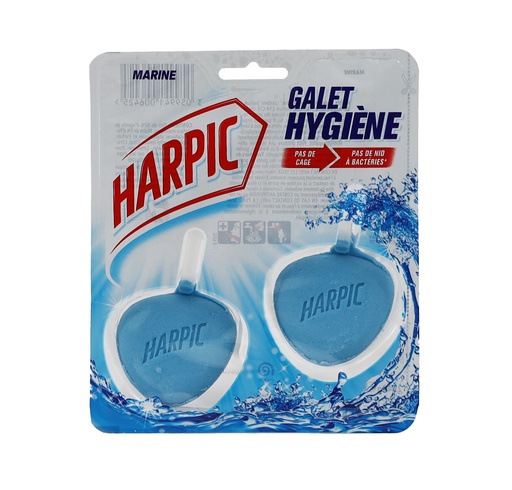 [13541] Harpic Active Fresh Toilettenblock 2x40gr Marine