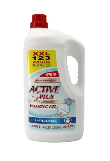 [P0000433] Active Plus Waschmittel-Gel System Active White 123WL