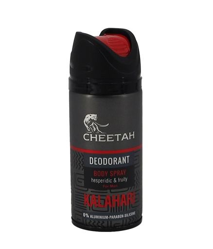 [P0000848] Cheetah Deospray 150ml Men Kalahari
