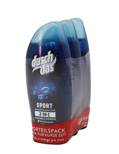 [P0000887] Duschdas Dusche 3x250ml Sport 3er Pack