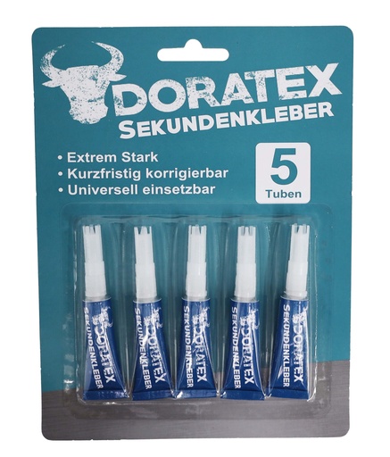 [P0001025] Sekundenkleber 2g, 5er