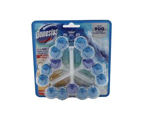 [P0001089] Domestos WC Steine Power 5 3x50g Ocean