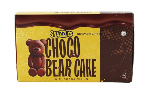 [P0001167] Snazzles Normaler Kuchen 160g Choco Bear 4-pack