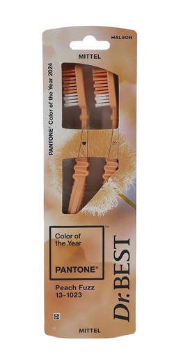 [P0001267] Dr. Best Zahnbürste 2Stück Design Edition "Color Of The Year" Medium
