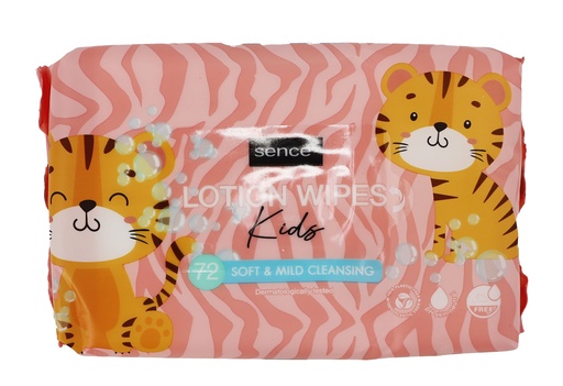 [P0001308] Sence Feuchttücher für Babys 72Stück Lotion Kids