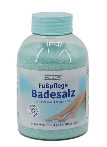 [P0001400] Vitawohl® Fußpflege Badesalz 600 ml