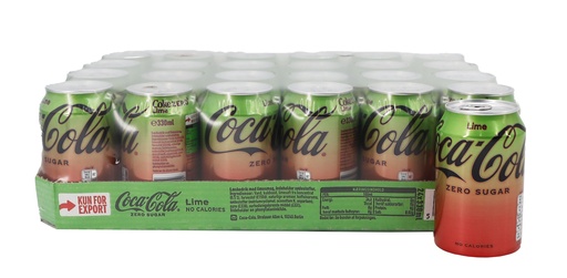 [P0001431] Coca Cola Zero Lime 24x0,33L