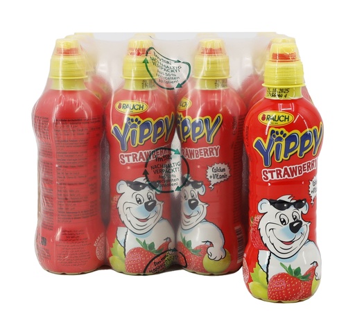 [P0001449] Rauch Erfrischungsgetränk Yippy Erdbeere 12x0,33L