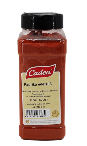 [P0001501] CADEA Paprika edelsüß 500g DS