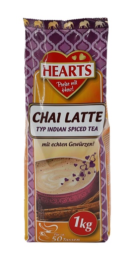 [P0001530] HEARTS Chai Latte 1kg STBT