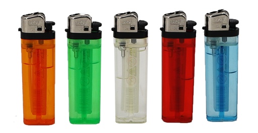 [P0001573] PROF Feuerzeug transparent