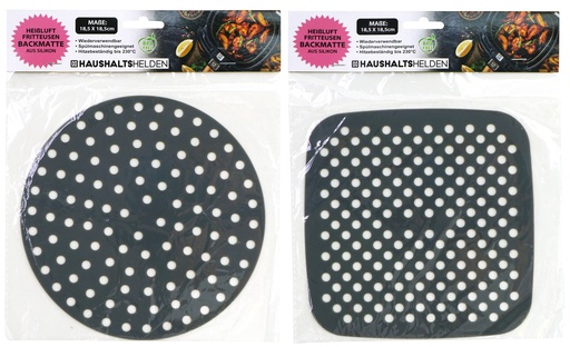 [P0001654] Backmatte Silikon Heißluftfritteuse, Ø 19cm