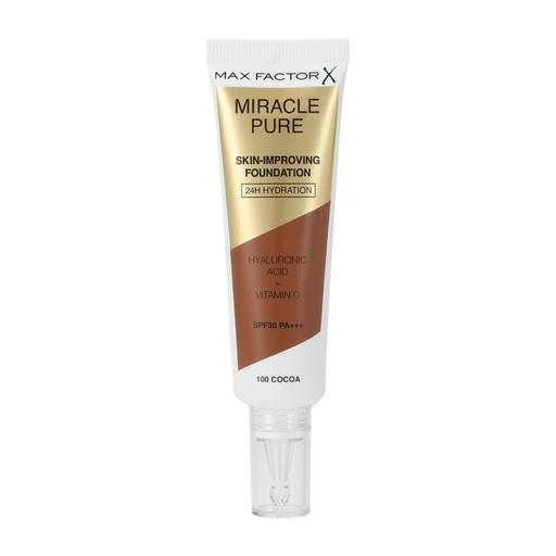[P0001721] Max Factor Foundation 30ml Tube 24H SPF30 100 Cocoa