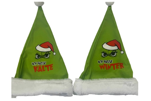 Weihnachtsmütze Festtags-Muffel, 34 × 48 cm | 2 Designs | originelle Weihnachtsgeschenkidee mit Augenzwinkern