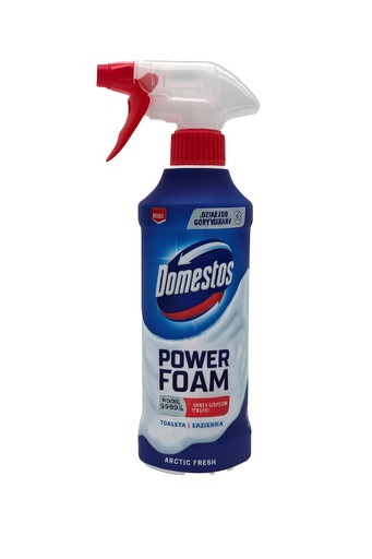 [P0002342] DOMESTOS Power-Schaum Schäumender Toiletten- und Badreiniger 435 ml Arctic Fresh