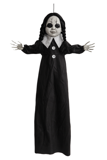 [P0002414] Deko Halloween "Cracked Face Doll" zum hängen, 50x8x70cm