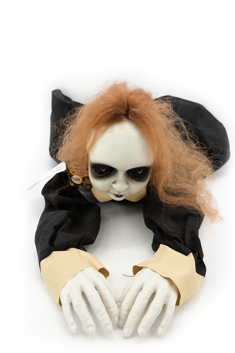 [P0002417] Deko Halloween "Crawling Doll", 90x40x25cm