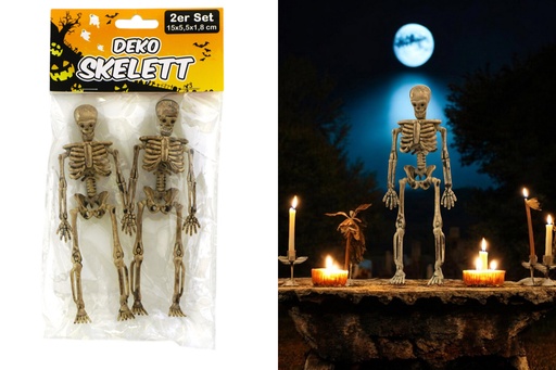 [P0002429] Deko "Skelett", 2er, 15x5,5x1,8cm