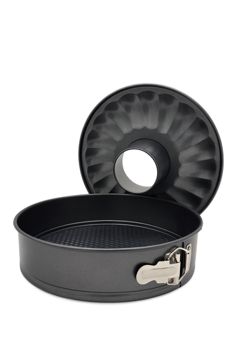 [P0002558] Back- Springform Ø 26 cm + Rohrboden, anthrazit