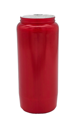 [P0002796] Ölkerze 7 Tage Rot | Erstklassige Qualität | 15cm