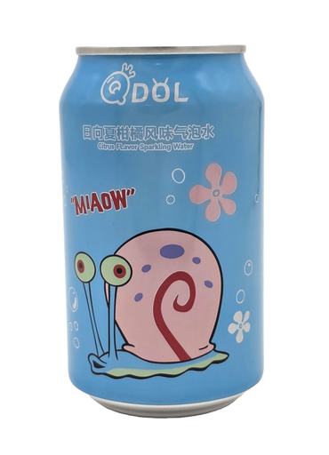 [P0002802] QDOL SpongeBob - Gary Citrus Sprudelwasser | Citrus Flavor Sparkling Water (330 ml)