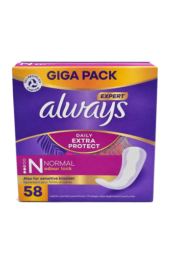 [P0003298] Always Daily Extra Protect Slipeinlagen 58Stk Größe Normal