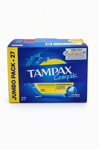 [P0003308] Tampax Compak Super Tampons mit einem Applikator 27Stk