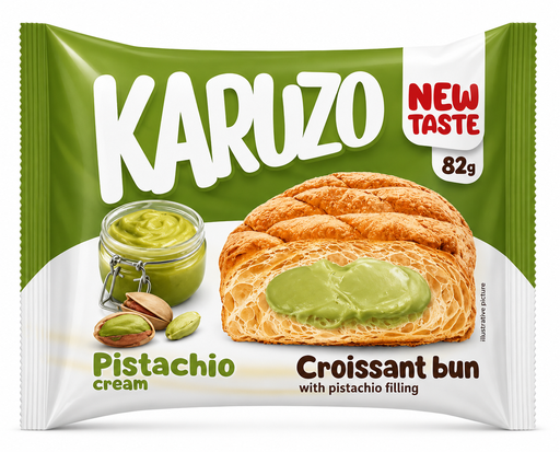 [P0003462] Karuzo Croissant 82g Pistaziencreme