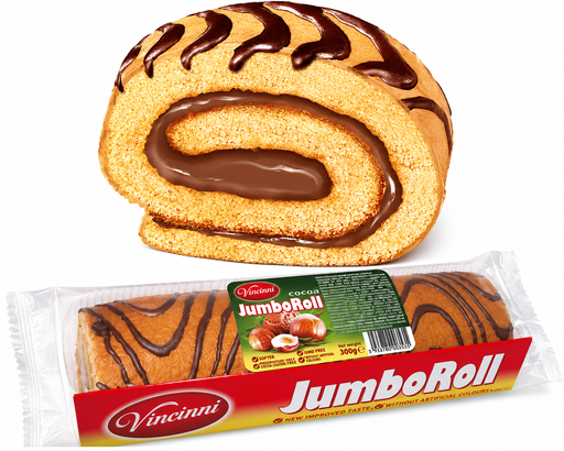 [P0003672] Jumbo Swiss Roll Haselnuss 300g