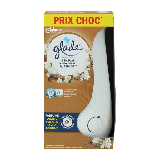 [P0003749] Glade Automatischer Lufterfrischer Starter-Set 18ml Sandelholz & Jasmine
