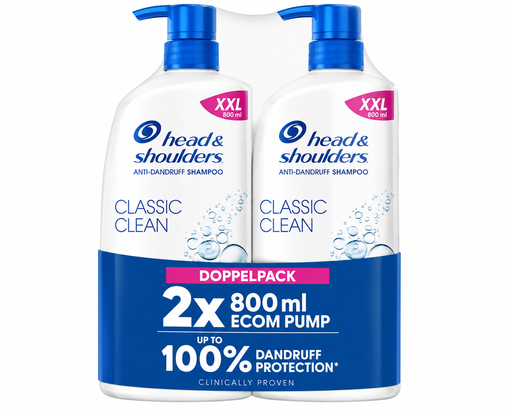 [P0003920] Head&Shoulders Anti-Schuppen-Shampoo Classic Clean 2x800 ml
