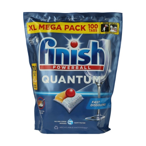 [P0003921] Finish Spülmaschinentabs Quantum All in 1 Lemon 100 Stück