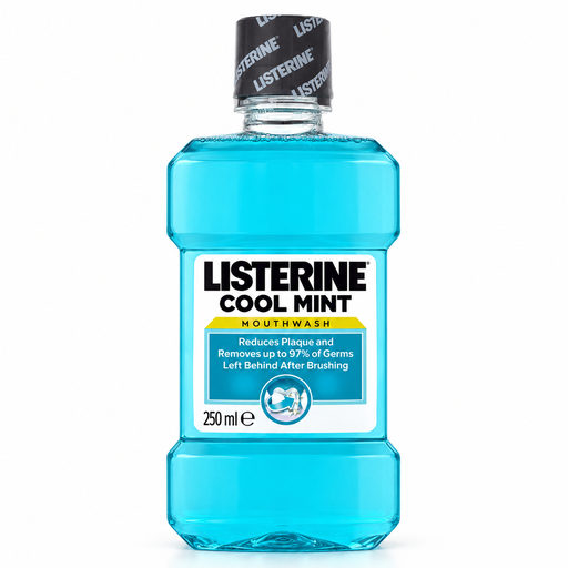 Listerine Cool Mint Mundspülung in der 250-ml-Flasche