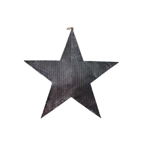 [11401] Weihnachtsdeko Metall "Vintage Stern XXL" zum hängen, 51x51cm 
