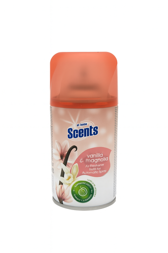[13778] At Home Scents Automatischer Lufterfrischer Nachfüller 250ml Vanilla And Magnolia